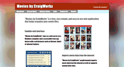 Desktop Screenshot of moviesbycraigworks.com