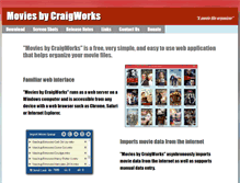 Tablet Screenshot of moviesbycraigworks.com